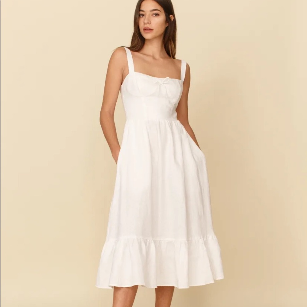 Reformation Maegan Linen Dress